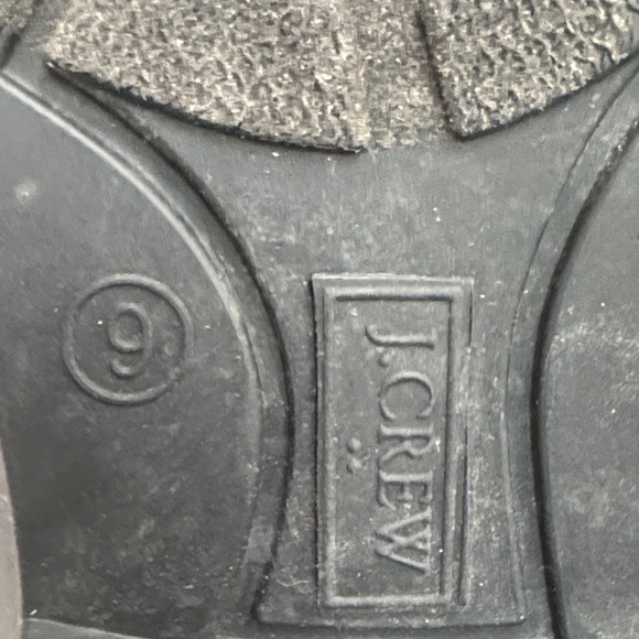 J. Crew Women's Black Rain Boots, Sz 9, Excellent Condition - Picture 8 of 9